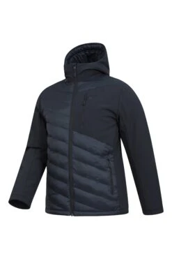 Mountain Warehouse 056593 AGILE PADDED HYBRID JACKET 6 Mountain Warehouse 056593 AGILE PADDED HYBRID JACKET -Mountain Warehouse 056593 bla agile padded hybrid jacket men aw24 04