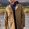 Mountain Warehouse 057102 RUSHES WATERPROOF JACKET -Mountain Warehouse 057102 tan rushes waterproof jacket men ecom lifestyle ss25 01