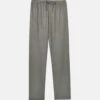 M087E1 Herringbone Brushed Cotton Pyjama Trousers