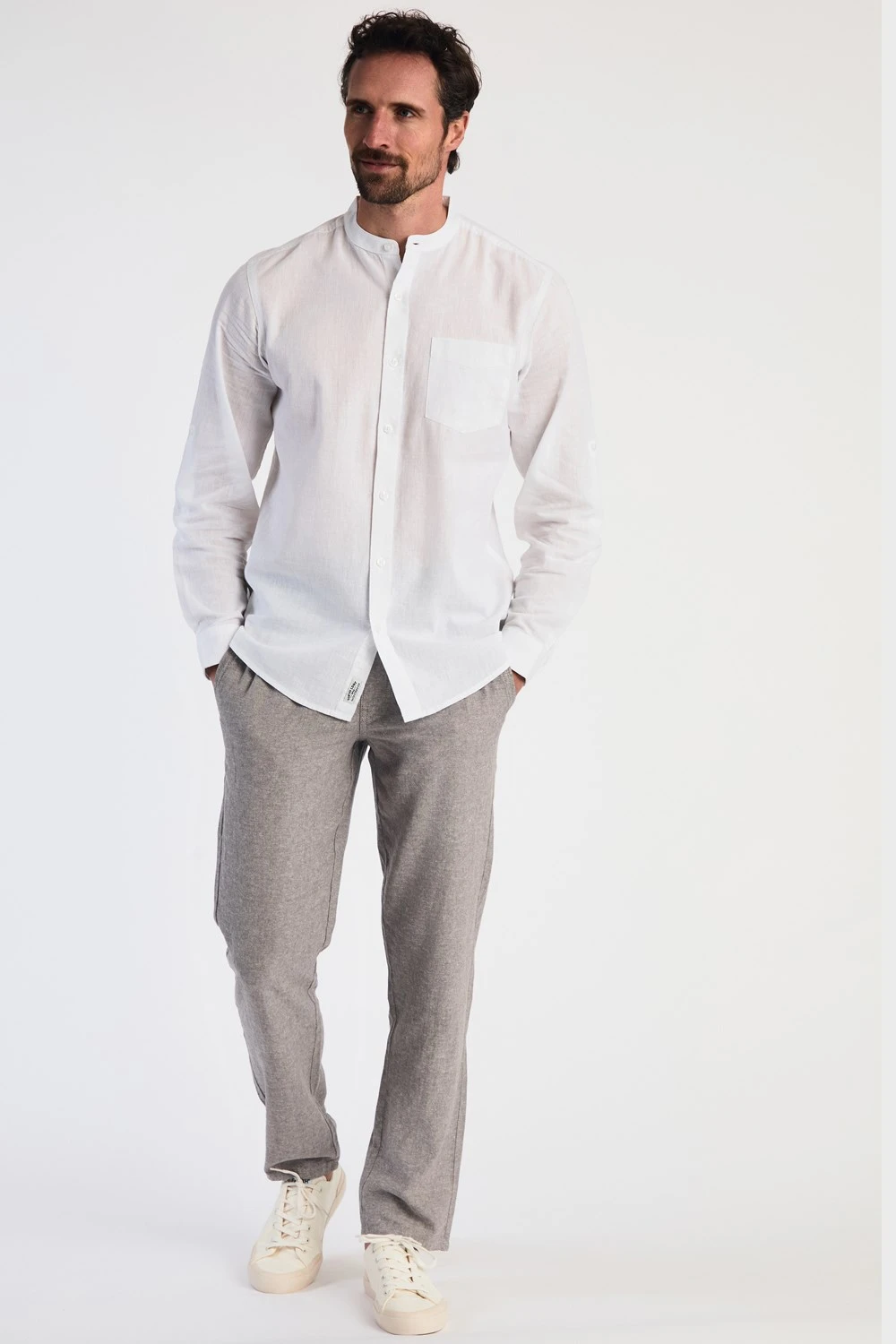 M0E50A Linen Blend Mens Grandad Collar Long Sleeve Shirt M0E50A Linen Blend Mens Grandad Collar Long Sleeve Shirt -Mountain Warehouse m0e50a 002 linenblendmensgrandadcollarlongsleeveshirt20250605043611 3