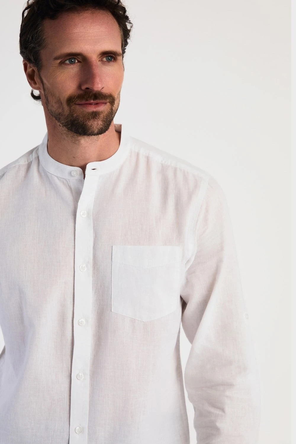 M0E50A Linen Blend Mens Grandad Collar Long Sleeve Shirt M0E50A Linen Blend Mens Grandad Collar Long Sleeve Shirt -Mountain Warehouse m0e50a 002 linenblendmensgrandadcollarlongsleeveshirt20250605043612 4