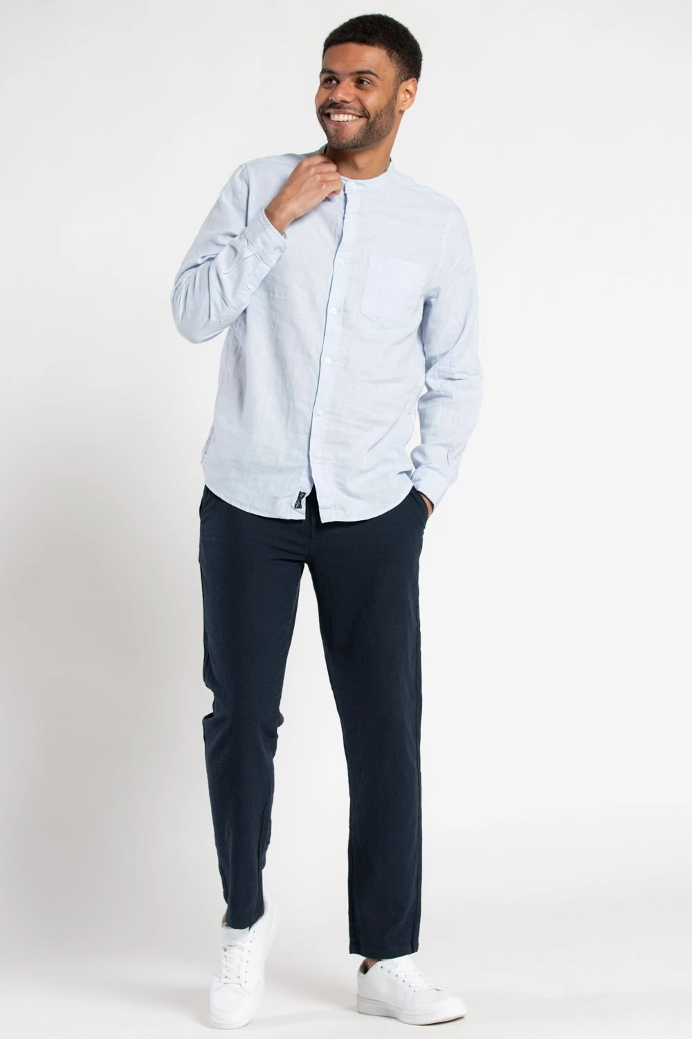 M0E50A Linen Blend Mens Grandad Collar Long Sleeve Shirt M0E50A Linen Blend Mens Grandad Collar Long Sleeve Shirt -Mountain Warehouse m0e50a 004 linenblendmensgrandadcollarlongsleeveshirt20250605043613 3