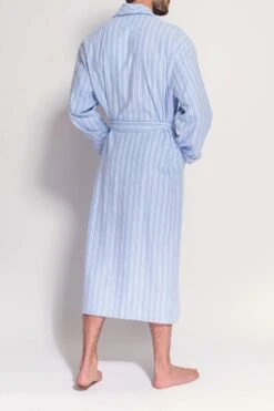M17025 Westwood Stripe Brushed Cotton Dressing Gown 5 M17025 Westwood Stripe Brushed Cotton Dressing Gown -Mountain Warehouse m17025 001 westwoodstripebrushedcottondressinggown20230919013626 4