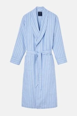 M17025 Westwood Stripe Brushed Cotton Dressing Gown 6 M17025 Westwood Stripe Brushed Cotton Dressing Gown -Mountain Warehouse m17025 001 westwoodstripebrushedcottondressinggown20230919013626 5