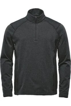 M1EB3B Treeline Mens Quarter Zip Fleece Top