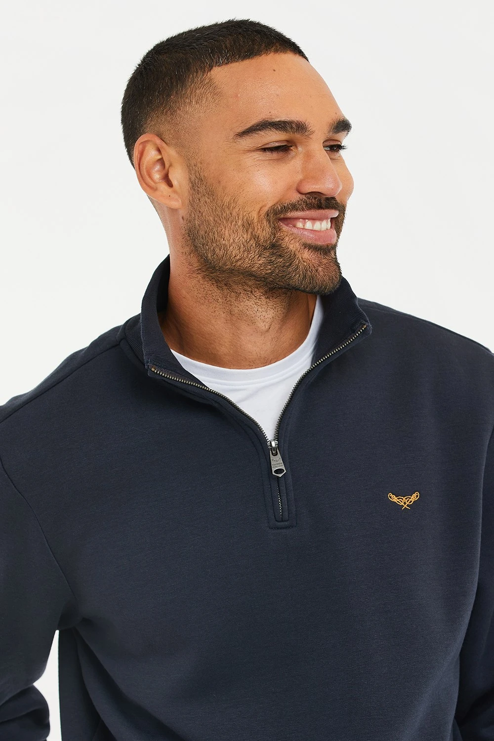 M2708B Quarter Zip Neck Mens Sweatshirt Threadbare M2708B Quarter Zip Neck Mens Sweatshirt -Mountain Warehouse m2708b 001 quarterzipneckmenssweatshirt20250313060614 4