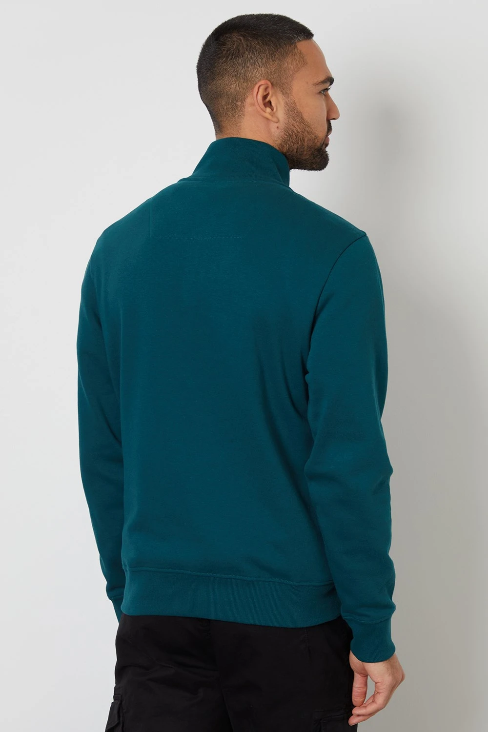 M2708B Quarter Zip Neck Mens Sweatshirt Threadbare M2708B Quarter Zip Neck Mens Sweatshirt -Mountain Warehouse m2708b 002 quarterzipneckmenssweatshirt20250313060614 2