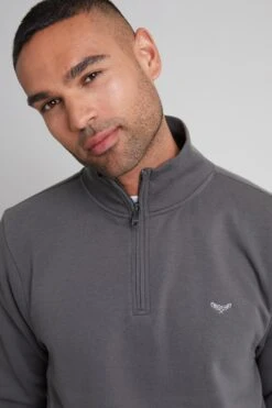 Threadbare M2708B Quarter Zip Neck Mens Sweatshirt 13 Threadbare M2708B Quarter Zip Neck Mens Sweatshirt -Mountain Warehouse m2708b 003 quarterzipneckmenssweatshirt20250313060615 4