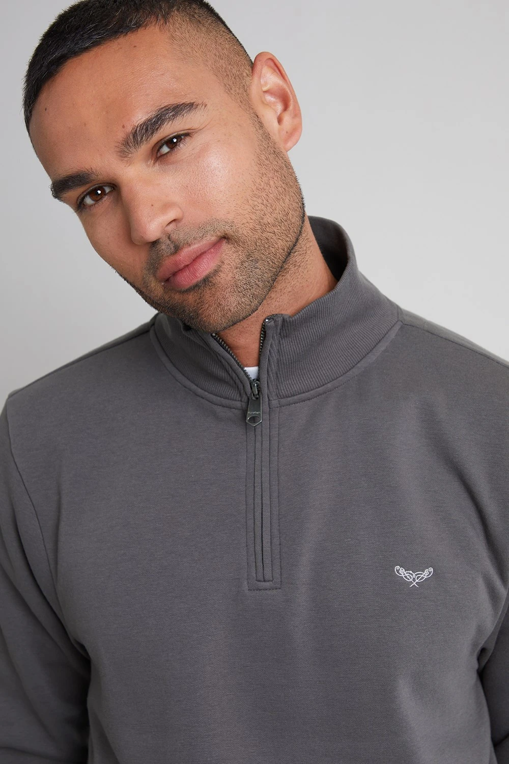 M2708B Quarter Zip Neck Mens Sweatshirt Threadbare M2708B Quarter Zip Neck Mens Sweatshirt -Mountain Warehouse m2708b 003 quarterzipneckmenssweatshirt20250313060615 4