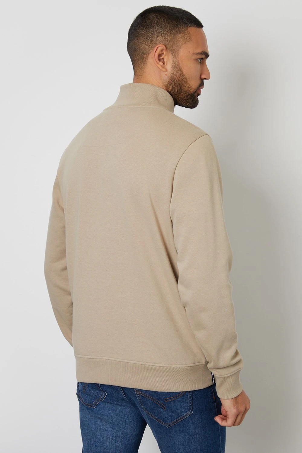 M2708B Quarter Zip Neck Mens Sweatshirt Threadbare M2708B Quarter Zip Neck Mens Sweatshirt -Mountain Warehouse m2708b 004 quarterzipneckmenssweatshirt20250313060615 2