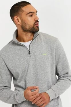 Threadbare M2708B Quarter Zip Neck Mens Sweatshirt 21 Threadbare M2708B Quarter Zip Neck Mens Sweatshirt -Mountain Warehouse m2708b 005 quarterzipneckmenssweatshirt20250313060617 4