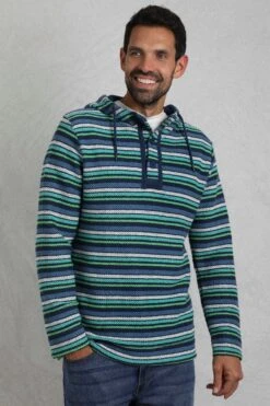 M4590E Payson Mens Button Neck Striped Macaroni Hoodie 6 M4590E Payson Mens Button Neck Striped Macaroni Hoodie -Mountain Warehouse m4590e 001 paysonmensbuttonneckstripedmacaronihoodie20250307045142 5
