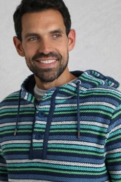 M4590E Payson Mens Button Neck Striped Macaroni Hoodie 7 M4590E Payson Mens Button Neck Striped Macaroni Hoodie -Mountain Warehouse m4590e 001 paysonmensbuttonneckstripedmacaronihoodie20250307045143 6