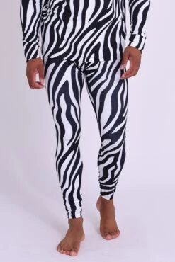 M467FC Hotel California Zebra Print Mens Baselayer Pant