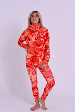 M4B198 Shagadelic Baby! Womens High Neck Baselayer Top -Mountain Warehouse m4b198 001 shagadelicbabywomenshighneckbaselayertop20241113075152 2