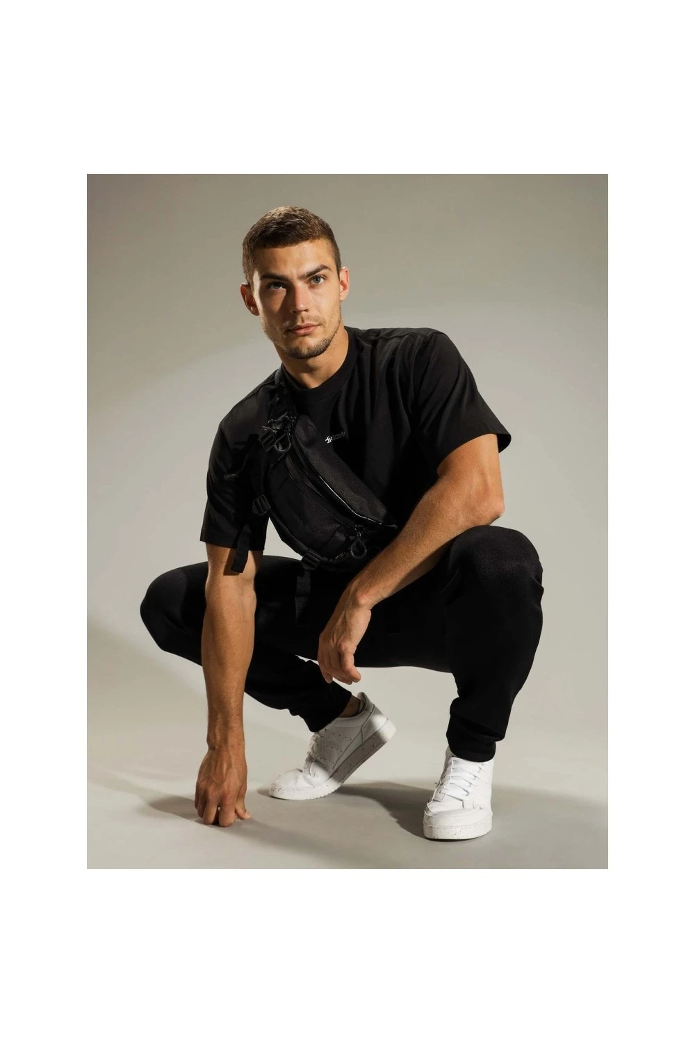 Linear Repeat Logo Mens T-Shirt ADIDAS Linear Repeat Logo Mens T-Shirt -Mountain Warehouse m4c4a6 001 linearrepeatlogomenstshirt20221010040611 5