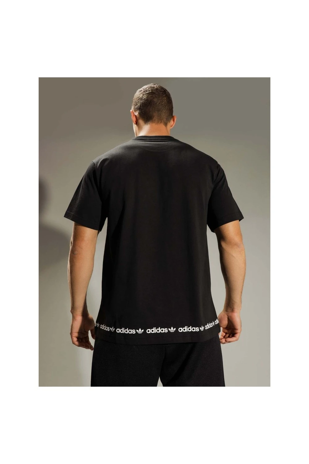 Linear Repeat Logo Mens T-Shirt ADIDAS Linear Repeat Logo Mens T-Shirt -Mountain Warehouse m4c4a6 001 linearrepeatlogomenstshirt20221010040612 6