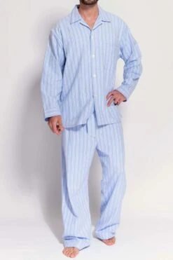 M5801B Westwood Stripe Brushed Cotton Pyjama Set