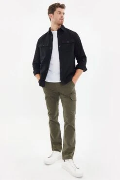 Threadbare M58647 Lightweight Mens Cotton Shacket 4 Threadbare M58647 Lightweight Mens Cotton Shacket -Mountain Warehouse m58647 001 lightweightmenscottonshacket20250313060715 3