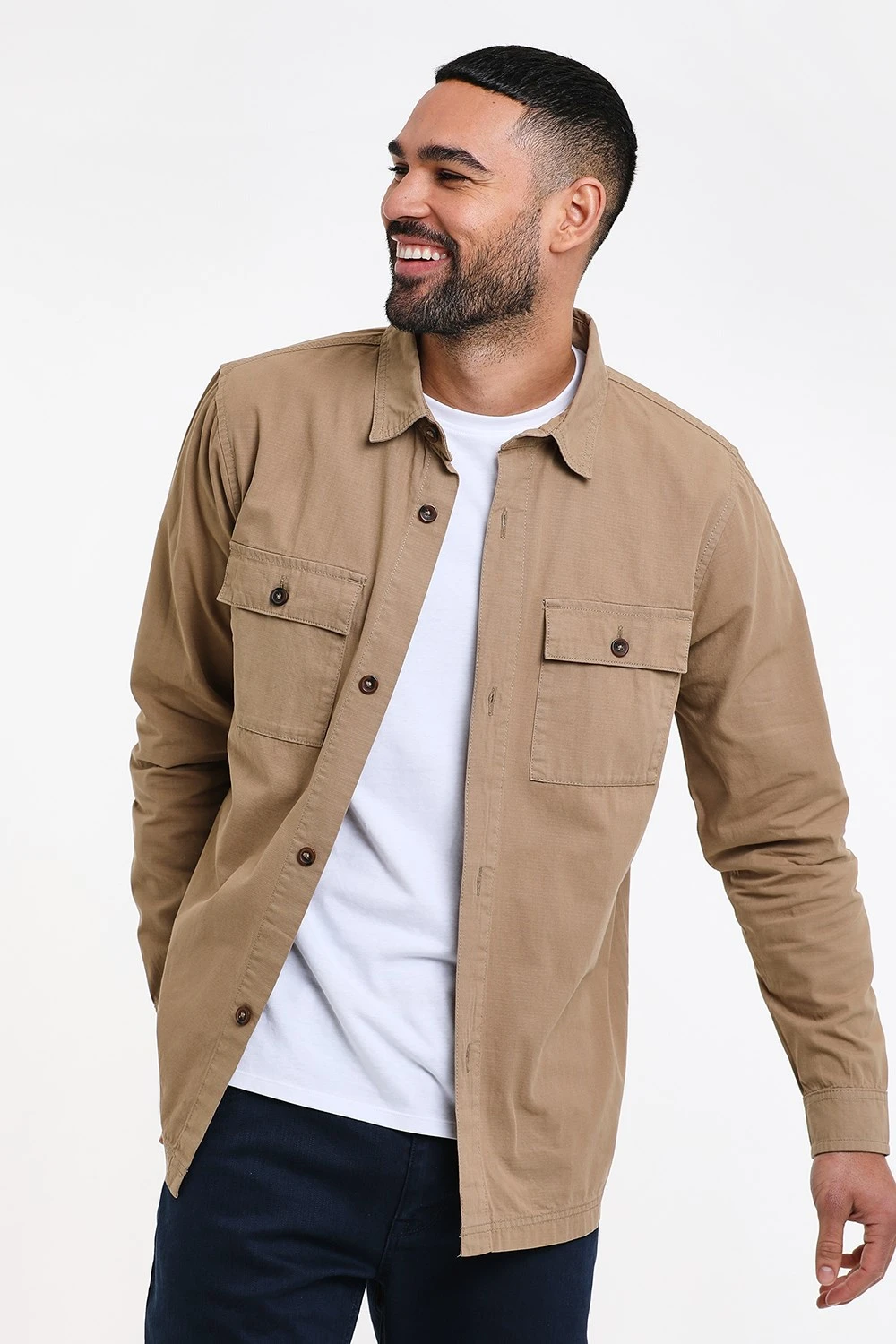 M58647 Lightweight Mens Cotton Shacket Threadbare M58647 Lightweight Mens Cotton Shacket -Mountain Warehouse m58647 003 lightweightmenscottonshacket20250313060716 1