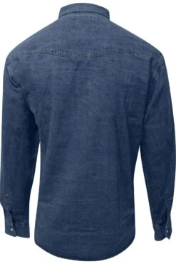 Duke M5D085 Mens Kingsize Western Denim Shirt -Mountain Warehouse m5d085 001 menskingsizewesterndenimshirt20240924024134 2