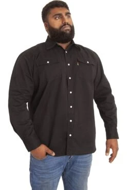 Duke M5D085 Mens Kingsize Western Denim Shirt -Mountain Warehouse m5d085 002 menskingsizewesterndenimshirt20240924024135 3
