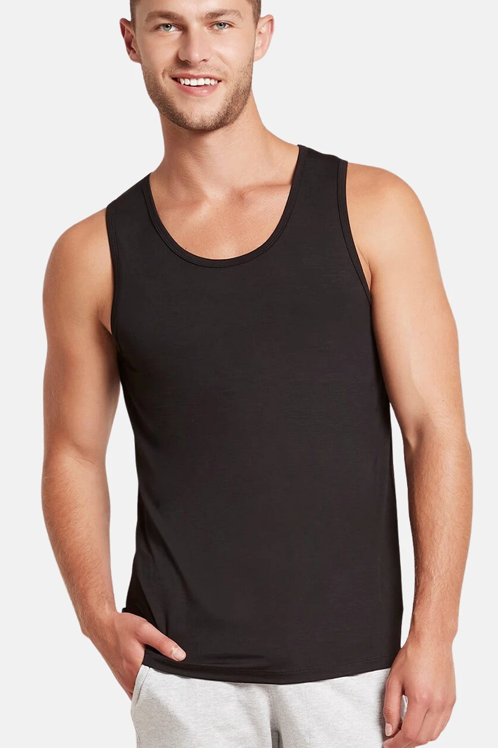 Mens Bamboo Tank Top Mens Bamboo Tank Top -Mountain Warehouse m603d7 002 mensbambootanktop 1
