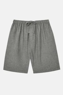 M63A97 Herringbone Brushed Cotton Sleep Shorts