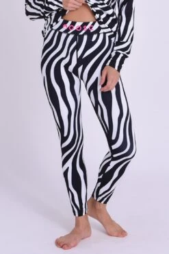 M65BA8 Hotel California Zebra Womens Baselayer Leggings
