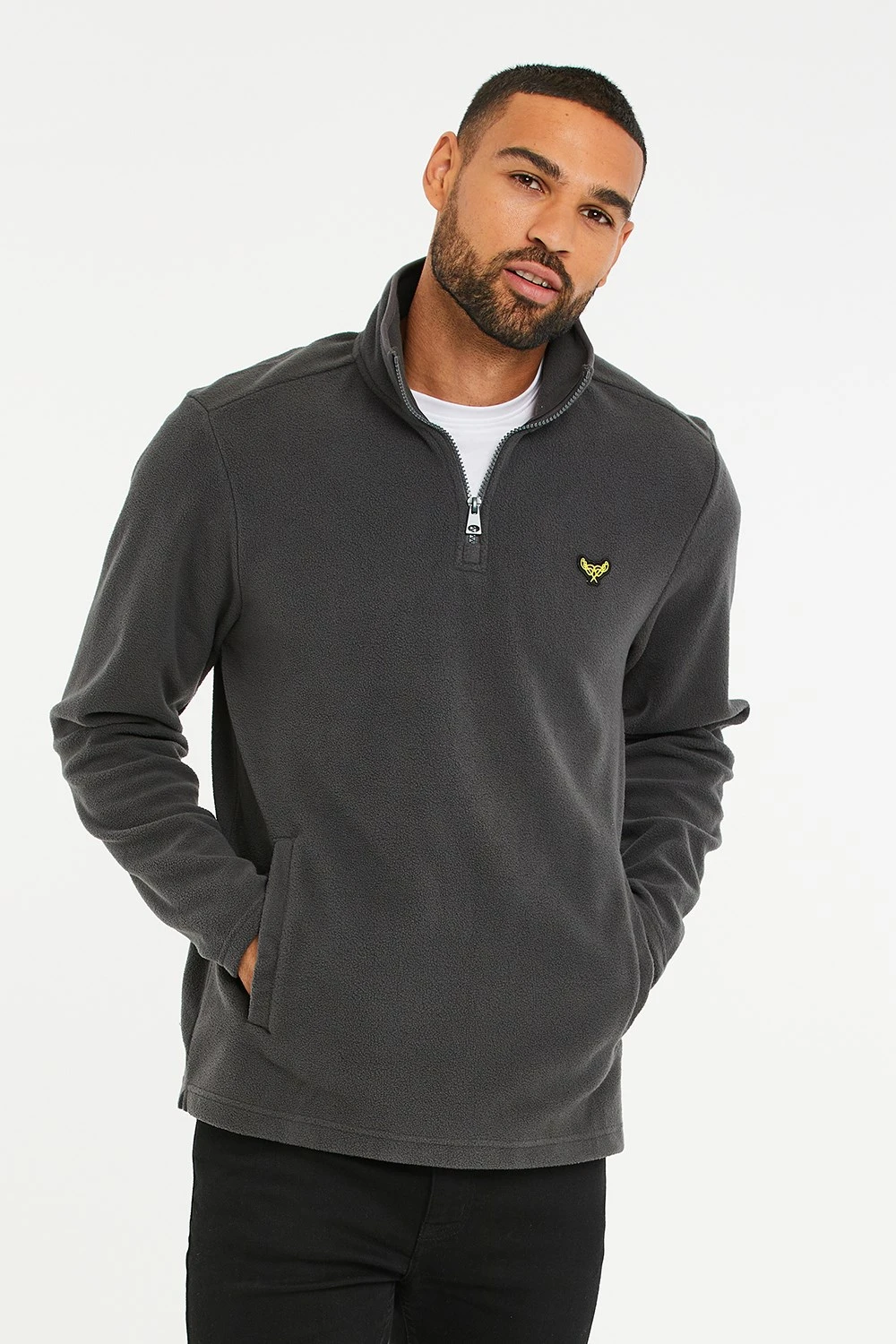 M69350 Quarter Zip Mens Fleece Sweatshirt Threadbare M69350 Quarter Zip Mens Fleece Sweatshirt -Mountain Warehouse m69350 001 quarterzipmensfleecesweatshirt20250313060606 1