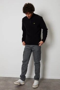 Threadbare M69350 Quarter Zip Mens Fleece Sweatshirt 8 Threadbare M69350 Quarter Zip Mens Fleece Sweatshirt -Mountain Warehouse m69350 002 quarterzipmensfleecesweatshirt20250313060607 3