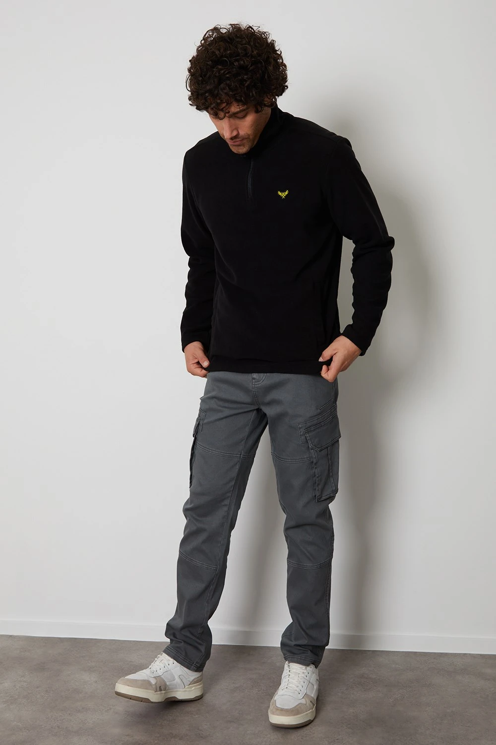 M69350 Quarter Zip Mens Fleece Sweatshirt Threadbare M69350 Quarter Zip Mens Fleece Sweatshirt -Mountain Warehouse m69350 002 quarterzipmensfleecesweatshirt20250313060607 3