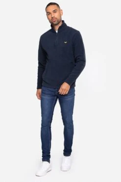 Threadbare M69350 Quarter Zip Mens Fleece Sweatshirt 12 Threadbare M69350 Quarter Zip Mens Fleece Sweatshirt -Mountain Warehouse m69350 003 quarterzipmensfleecesweatshirt20250313060608 3