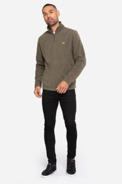 Threadbare M69350 Quarter Zip Mens Fleece Sweatshirt 16 Threadbare M69350 Quarter Zip Mens Fleece Sweatshirt -Mountain Warehouse m69350 004 quarterzipmensfleecesweatshirt20250313060608 3