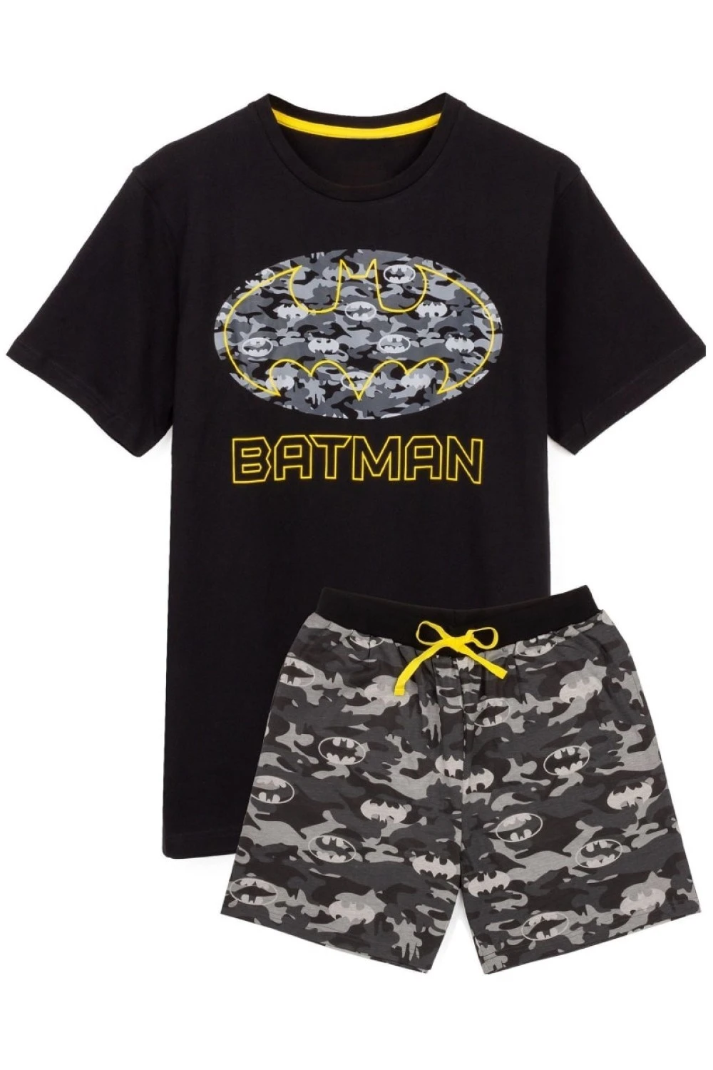Batman Logo Mens Camo Short Pyjama Set Batman Logo Mens Camo Short Pyjama Set -Mountain Warehouse m6e20b 001 batmanlogomenscamoshortpyjamaset20221123053626 1