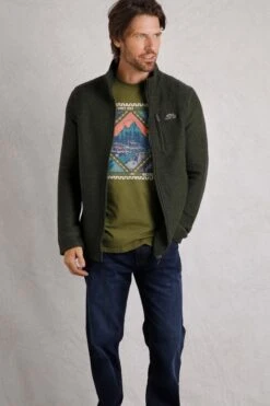 M6F2CF Transom Mens Full Zip Macaroni -Mountain Warehouse m6f2cf 001 transommensfullzipmacaroni20241126030620 4