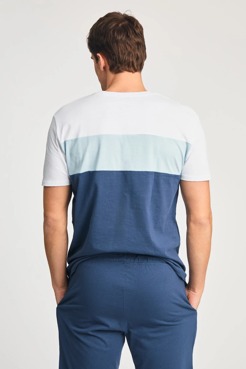 M75869 Cotton Mens Top and Jersey Shorts Pyjama Set M75869 Cotton Mens Top And Jersey Shorts Pyjama Set -Mountain Warehouse m75869 001 cottonmenstopandjerseyshortspyjamaset20250605043617 2