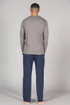 M75F63 Cotton Mens Top And Jersey Bottoms Pyjama Set -Mountain Warehouse m75f63 002 cottonmenstopandjerseybottomspyjamaset20250605053615 2