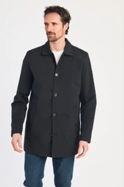 M78D3E Mid Length Mens Button-Up Mac Coat 7 M78D3E Mid Length Mens Button-Up Mac Coat -Mountain Warehouse m78d3e 002 midlengthmensbuttonupmaccoat20250605043621 1
