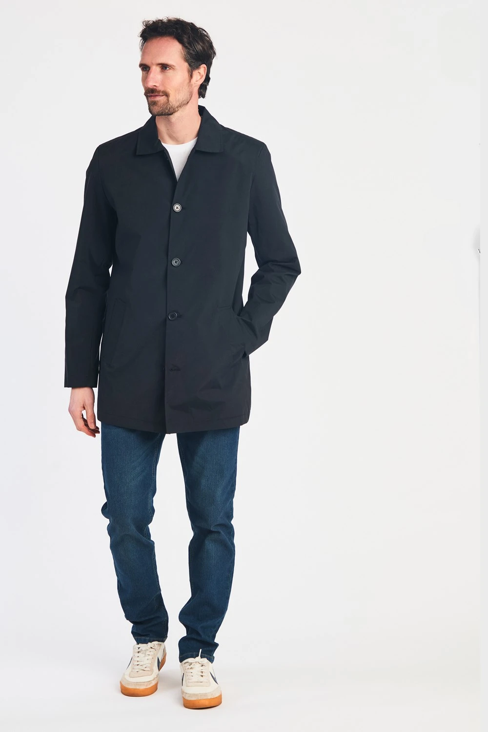 M78D3E Mid Length Mens Button-Up Mac Coat M78D3E Mid Length Mens Button-Up Mac Coat -Mountain Warehouse m78d3e 002 midlengthmensbuttonupmaccoat20250605043621 3