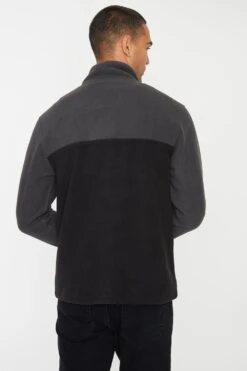 Threadbare M82153 Two Tone Mens Quarter Zip Fleece Jumper -Mountain Warehouse m82153 004 twotonemensquarterzipfleecejumper20250313030622 2