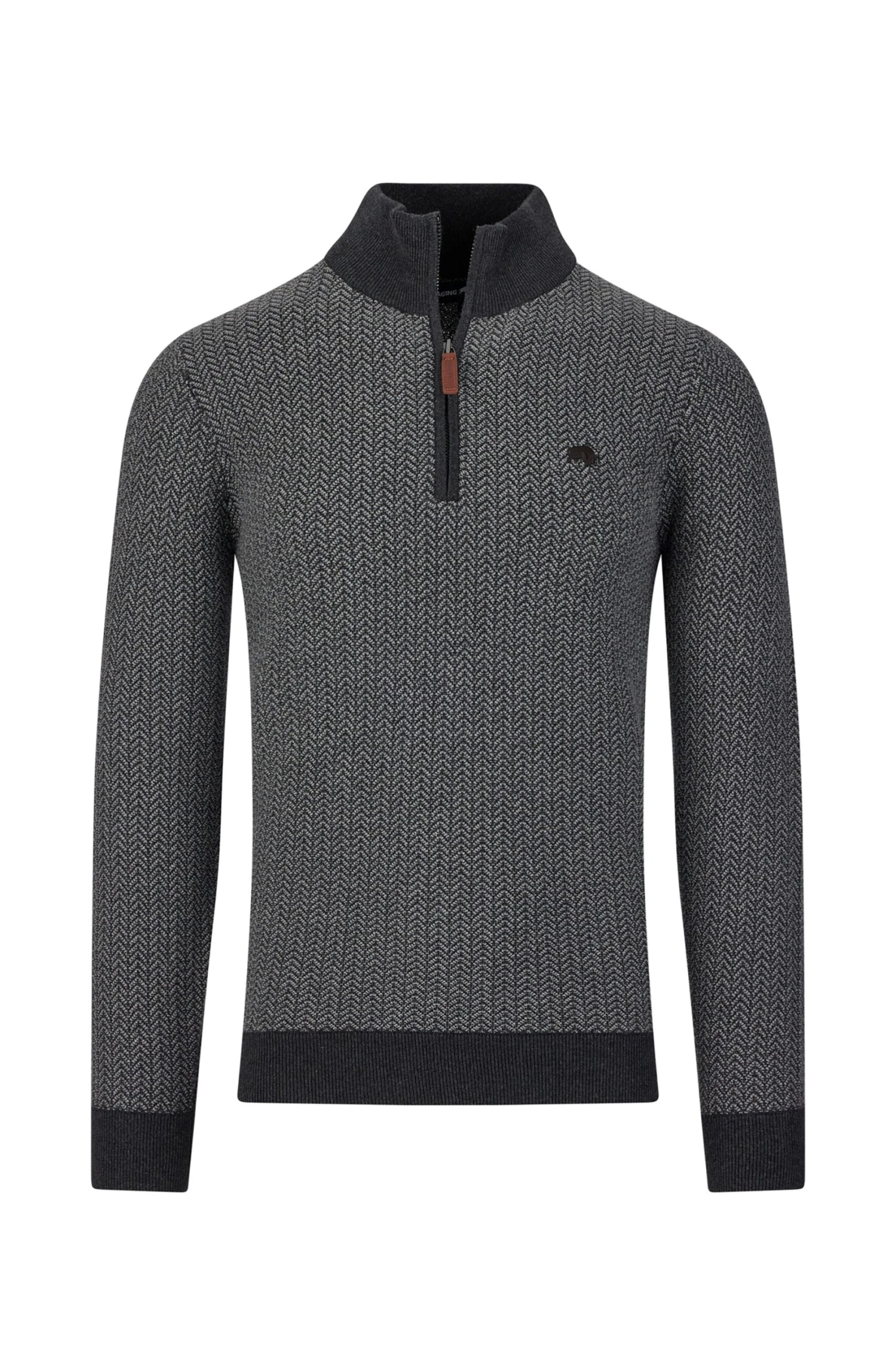 M8284B Mens Herringbone Texture Quarter Zip Knit M8284B Mens Herringbone Texture Quarter Zip Knit -Mountain Warehouse m8284b 001 mensherringbonetexturequarterzipknit20231128023615 1 scaled