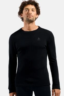 Odlo M87885 Merino Wool Mens 260 Long Sleeve Crew Base Layer 5 Odlo M87885 Merino Wool Mens 260 Long Sleeve Crew Base Layer -Mountain Warehouse m87885 001 merinowoolmens260longsleevecrewbaselayer20250519073612 4