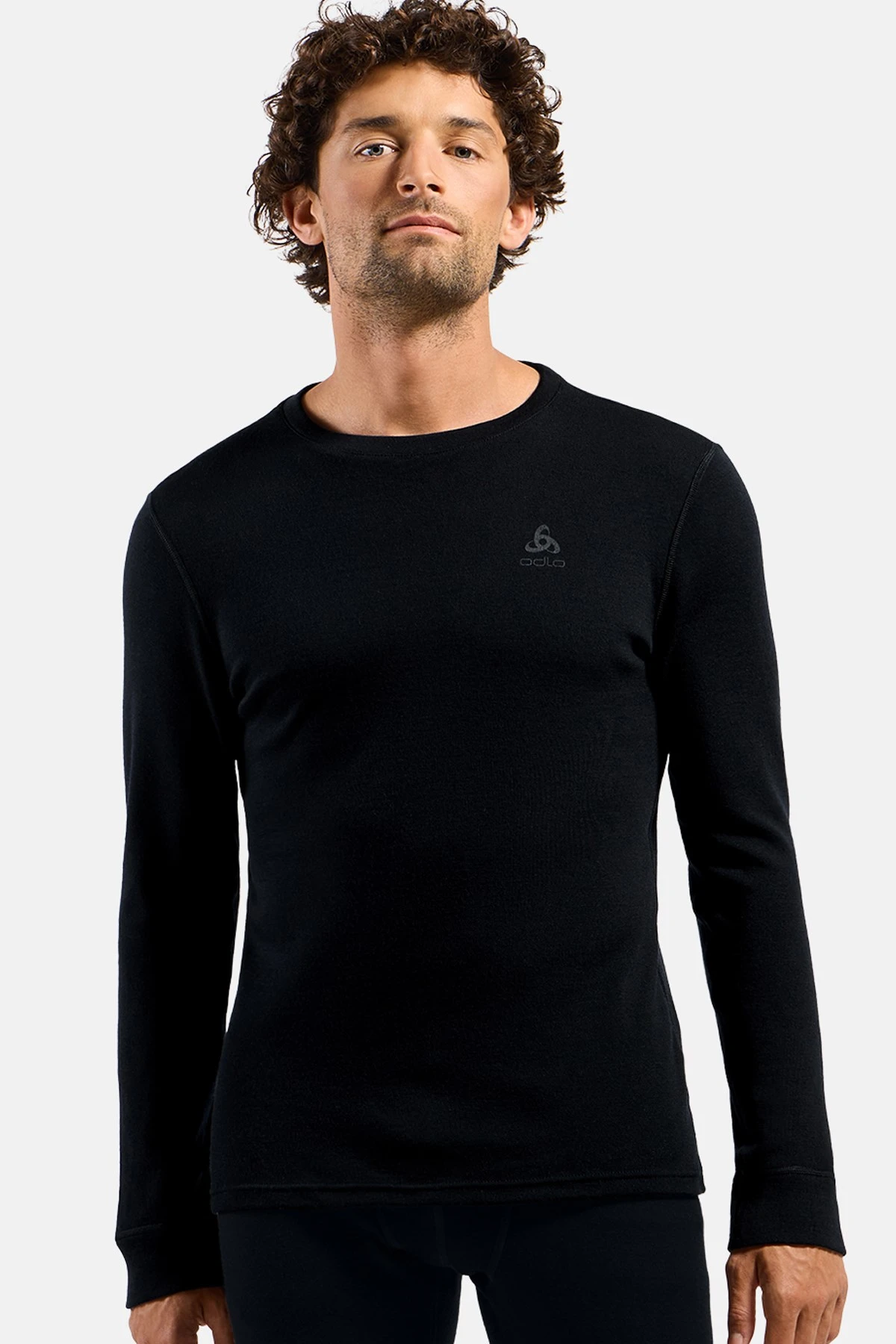 M87885 Merino Wool Mens 260 Long Sleeve Crew Base Layer Odlo M87885 Merino Wool Mens 260 Long Sleeve Crew Base Layer -Mountain Warehouse m87885 001 merinowoolmens260longsleevecrewbaselayer20250519073612 4