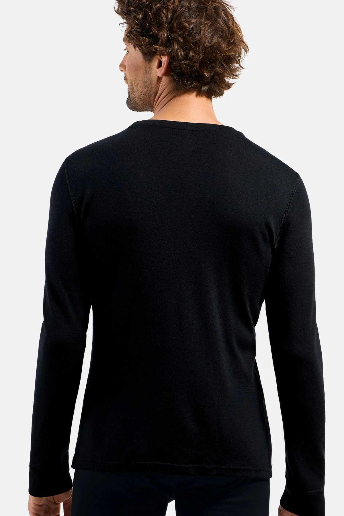 M87885 Merino Wool Mens 260 Long Sleeve Crew Base Layer Odlo M87885 Merino Wool Mens 260 Long Sleeve Crew Base Layer -Mountain Warehouse m87885 001 merinowoolmens260longsleevecrewbaselayer20250519073612 5