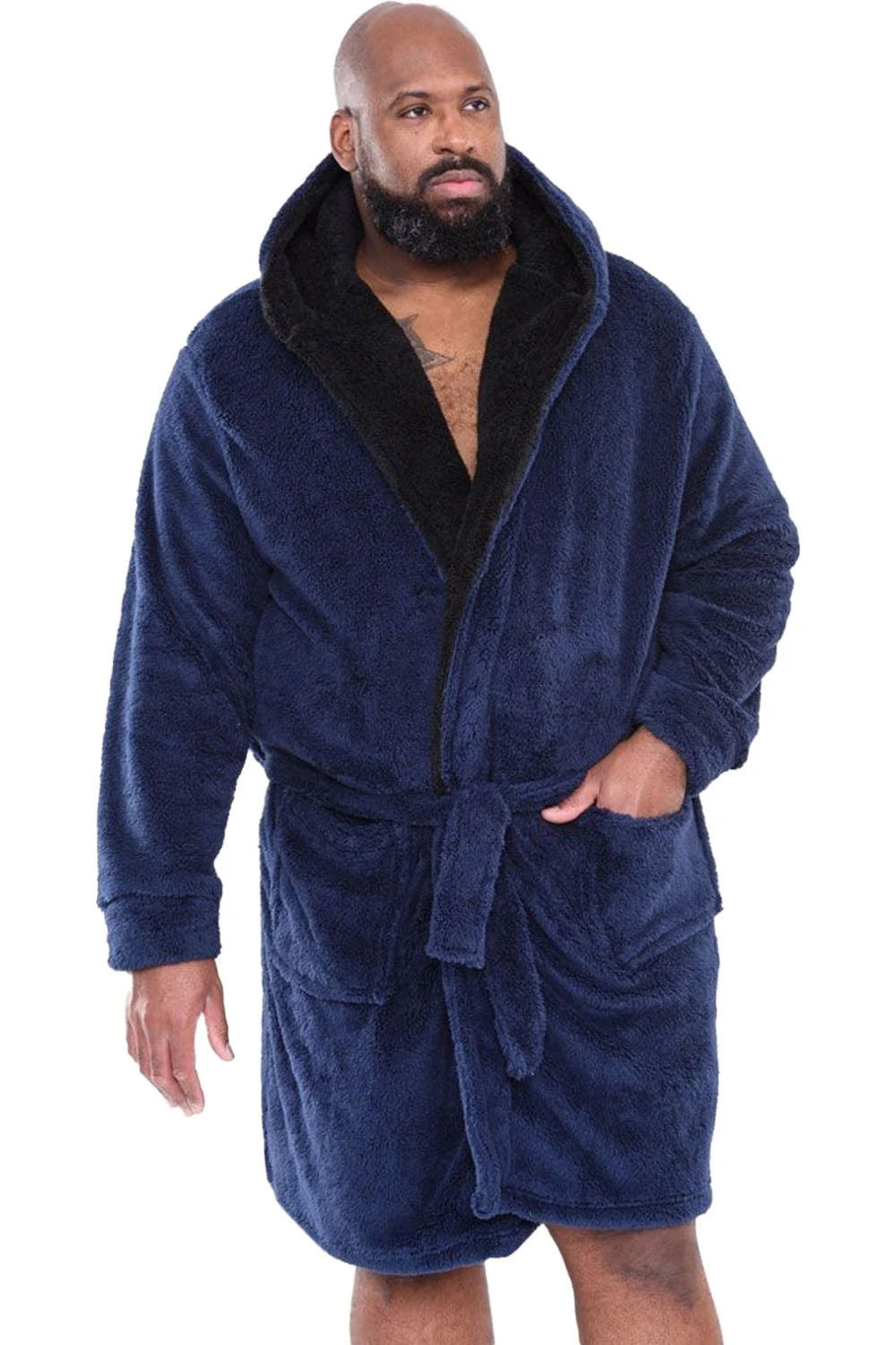 M9248A Newquay Mens Kingsize Hooded Dressing Gown Duke M9248A Newquay Mens Kingsize Hooded Dressing Gown -Mountain Warehouse m9248a 001 newquaymenskingsizehoodeddressinggown20241022035454 3