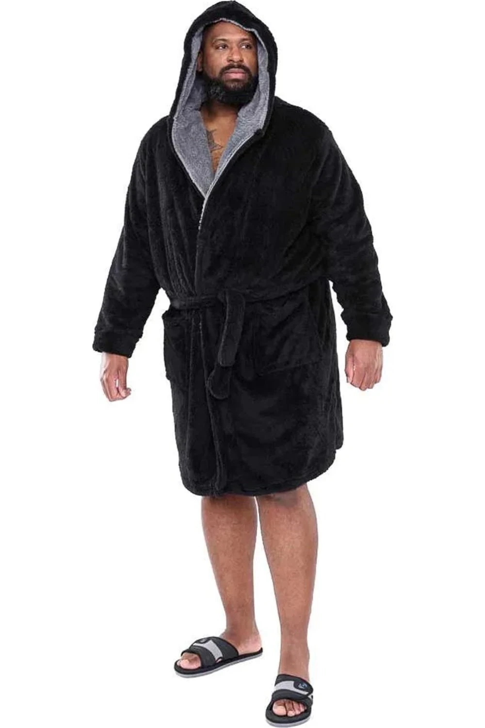 M9248A Newquay Mens Kingsize Hooded Dressing Gown Duke M9248A Newquay Mens Kingsize Hooded Dressing Gown -Mountain Warehouse m9248a 002 newquaymenskingsizehoodeddressinggown20241022035455 5