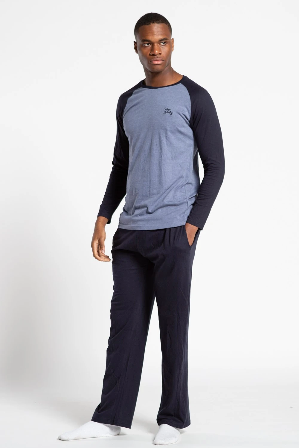 M94473 Cotton Mens Top and Bottoms Pyjama Set M94473 Cotton Mens Top And Bottoms Pyjama Set -Mountain Warehouse m94473 001 cottonmenstopandbottomspyjamaset20250605053620 1