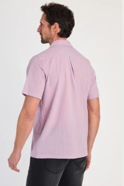 M9A0BE Cotton Mens Short Sleeve Embroidered Shirt -Mountain Warehouse m9a0be 001 cottonmensshortsleeveembroideredshirt20250606115146 2