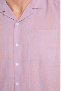 M9A0BE Cotton Mens Short Sleeve Embroidered Shirt -Mountain Warehouse m9a0be 001 cottonmensshortsleeveembroideredshirt20250606115146 4